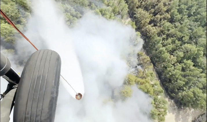 Wildfire threatens Camden industrial park
